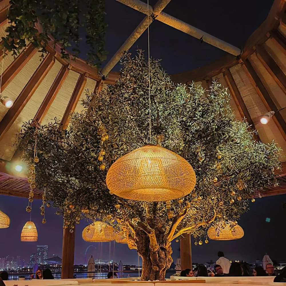 Elegant Handmade Rattan Japandi Pendant Light