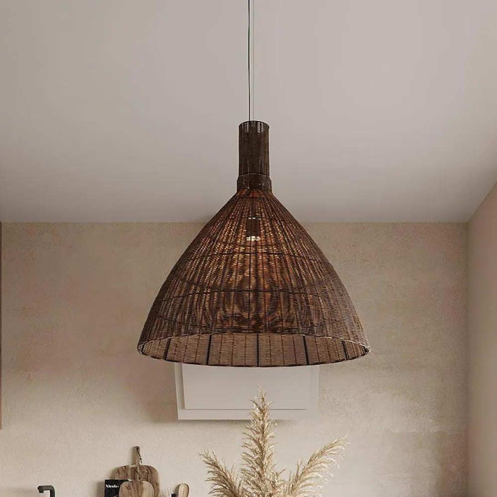 The Rattan Essence of the Islands Pendant Light