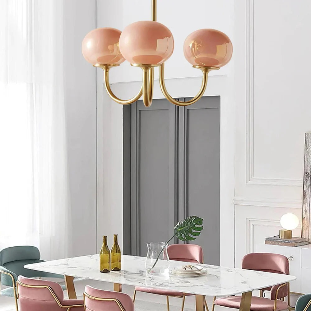 Marshmallow Modern Glass Chandelier