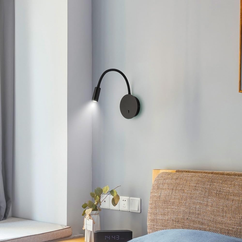 Flexible Nordic LED Bedside Minimalist Wall Light