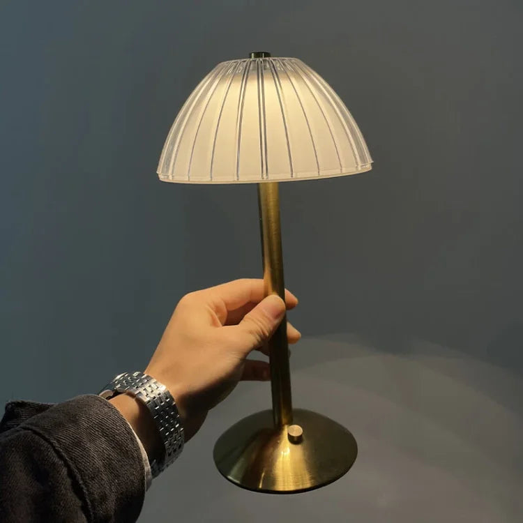 Mushroom Wireless LED Vintage Table Lamp