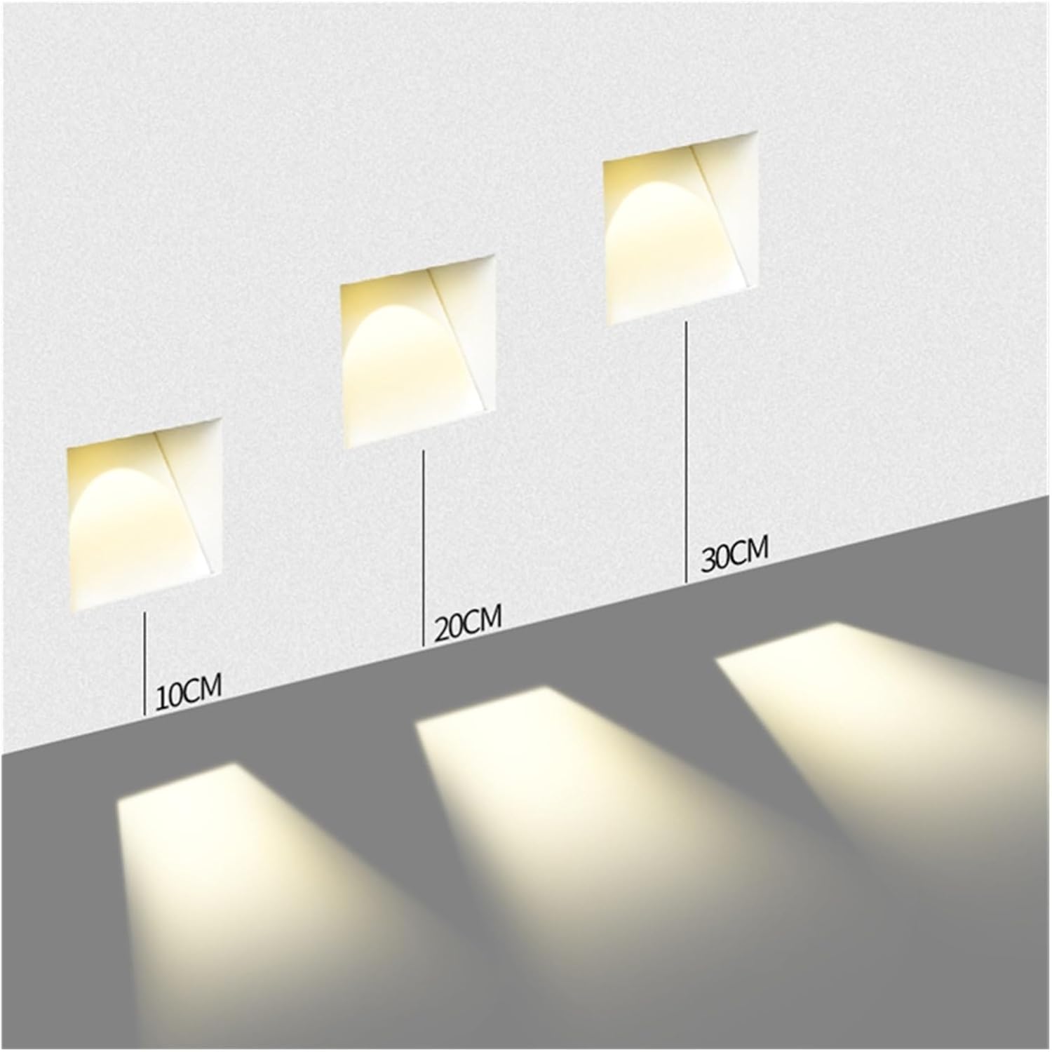 Nordic Frameless Stairs LED Sensor Metal Wall Light