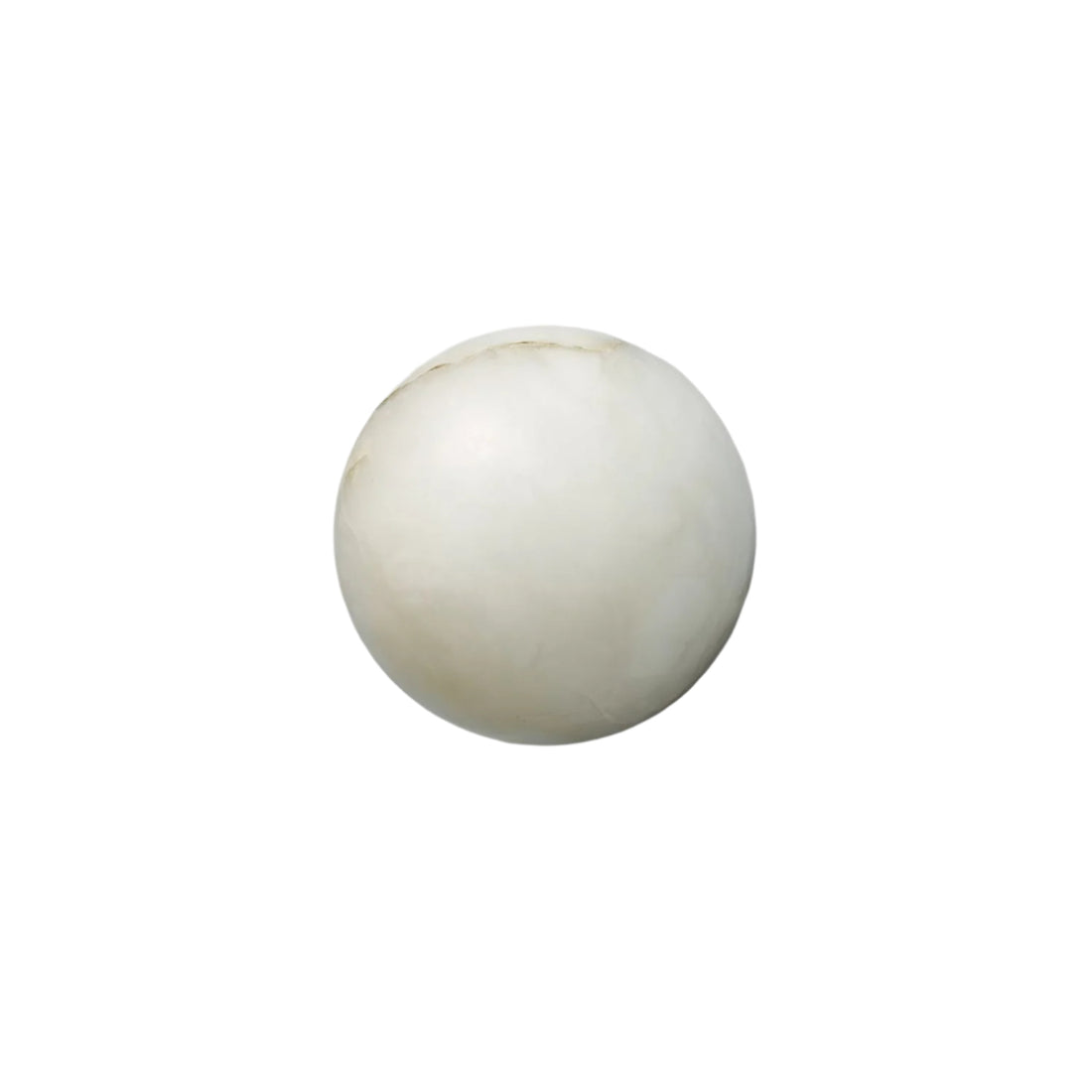 Alabaster Elegance Japandi Mini Orb Wall Lamp