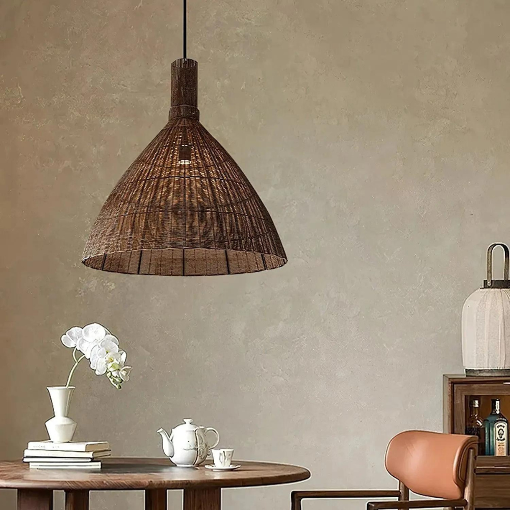 The Rattan Essence of the Islands Pendant Light