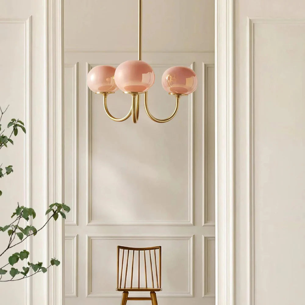 Marshmallow Modern Glass Chandelier