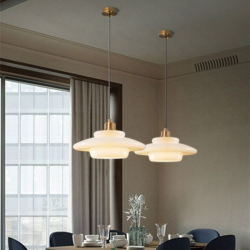 The Pearl of Art Deco Glass Pendant Light