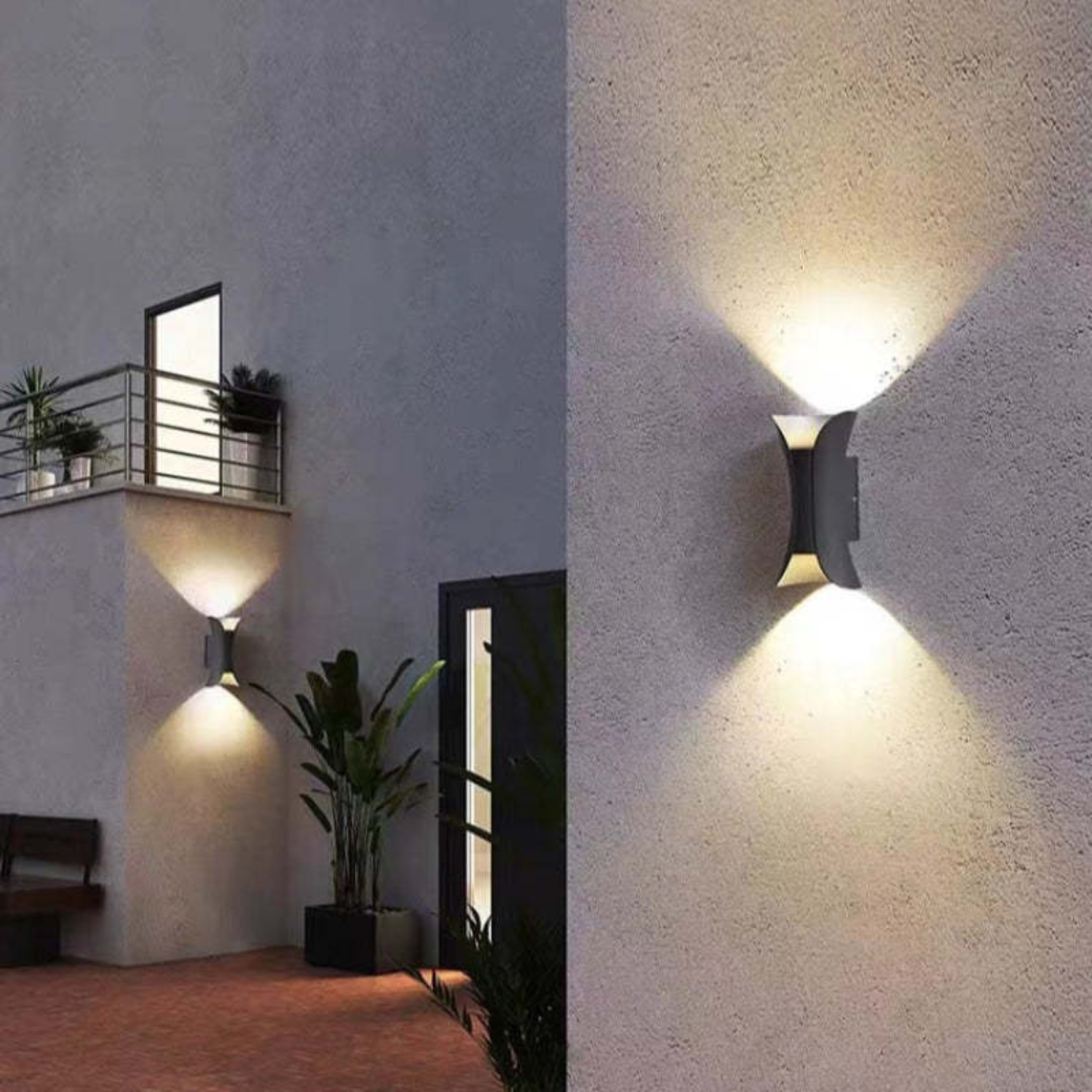 Aluminum Outdoor Night Glow IP65 Water Proof Wall Light