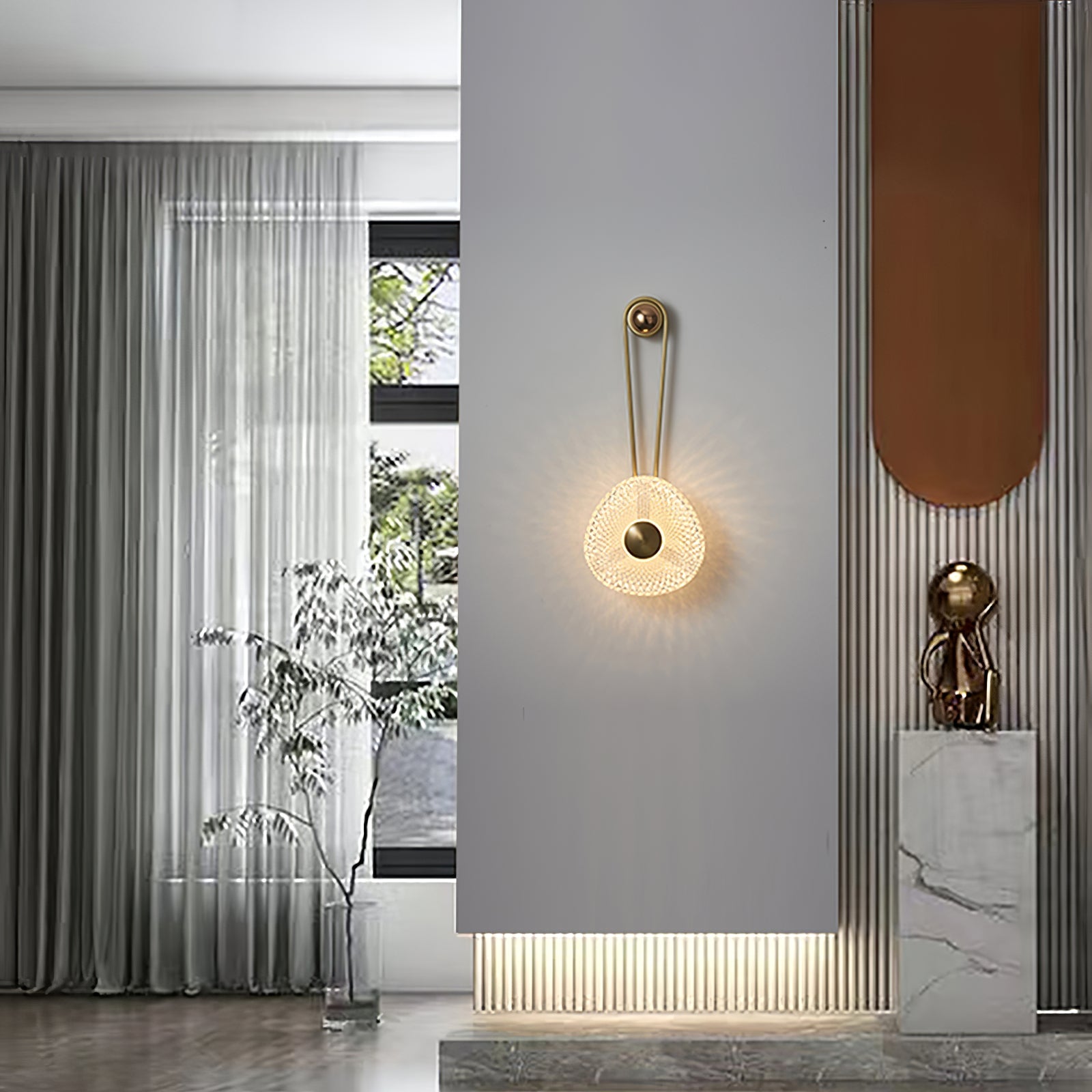 Arctic Aura Nordic LED Wall Light