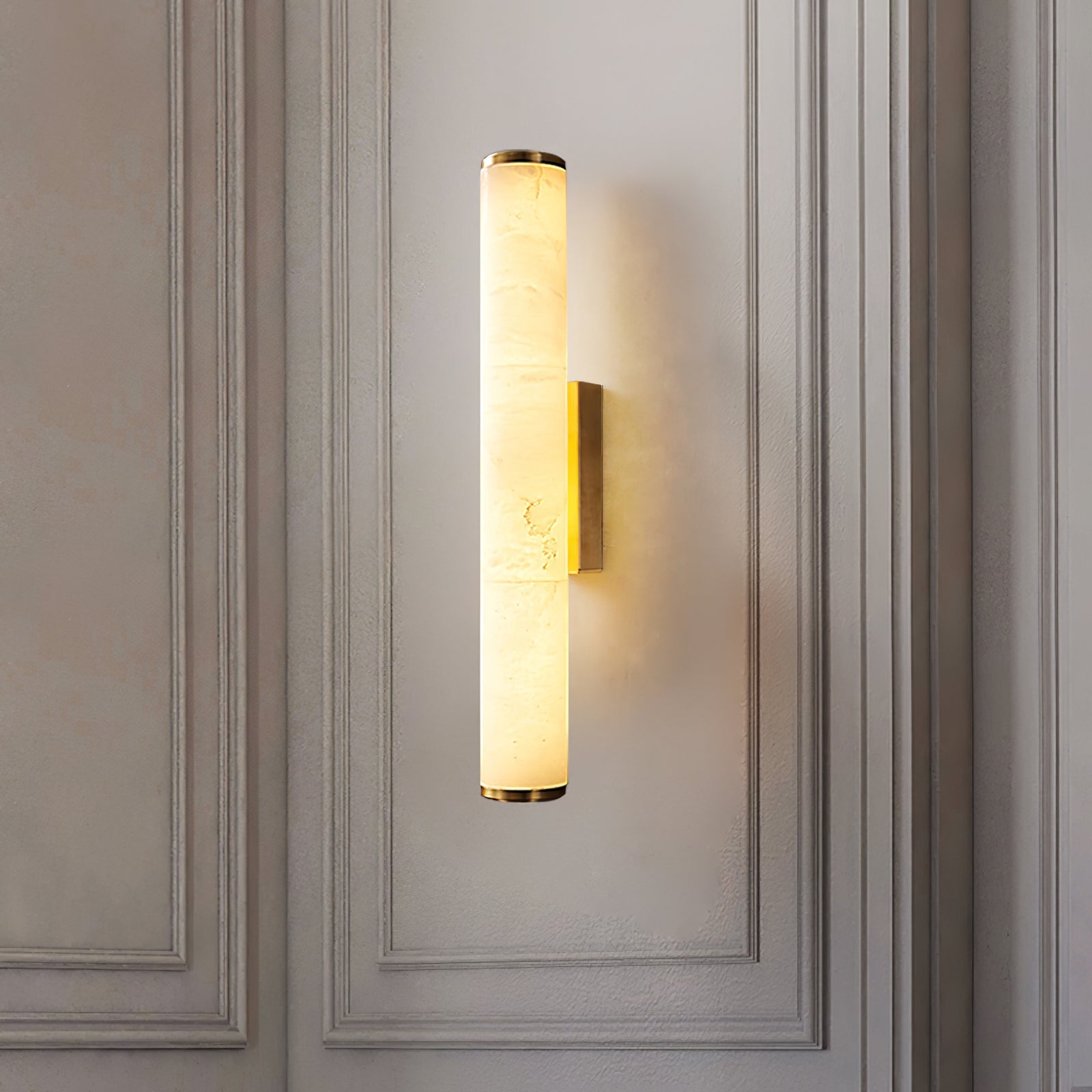 Callisto Spanish Marble Copper Modern Minimalist Wall Lamp