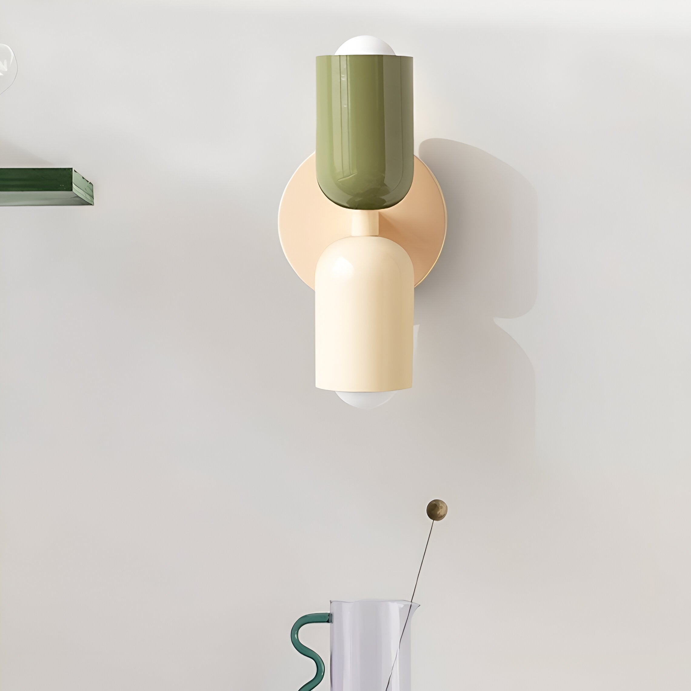 Nordic Colorful Double Head Iron Wall Light