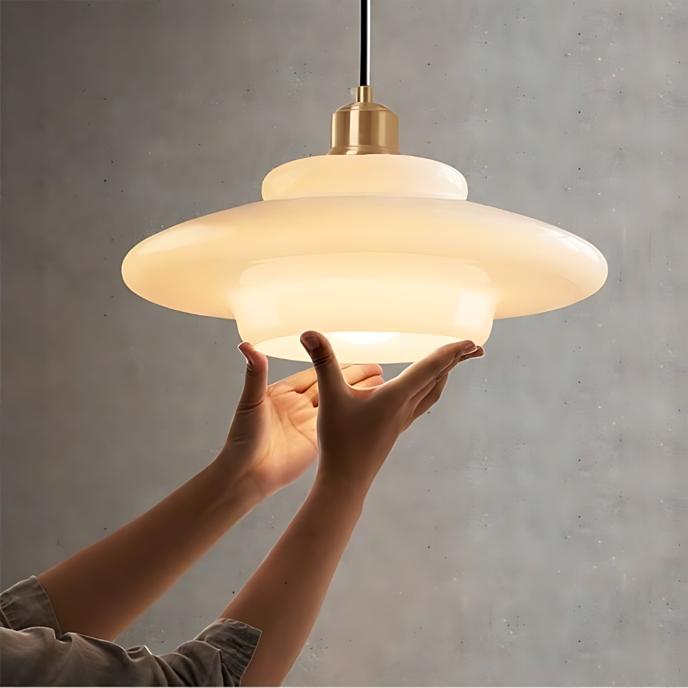 The Pearl of Art Deco Glass Pendant Light