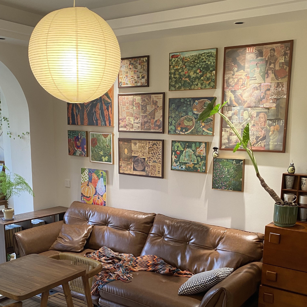 Sky Burst Japandi Paper Minimalist Ceiling Light