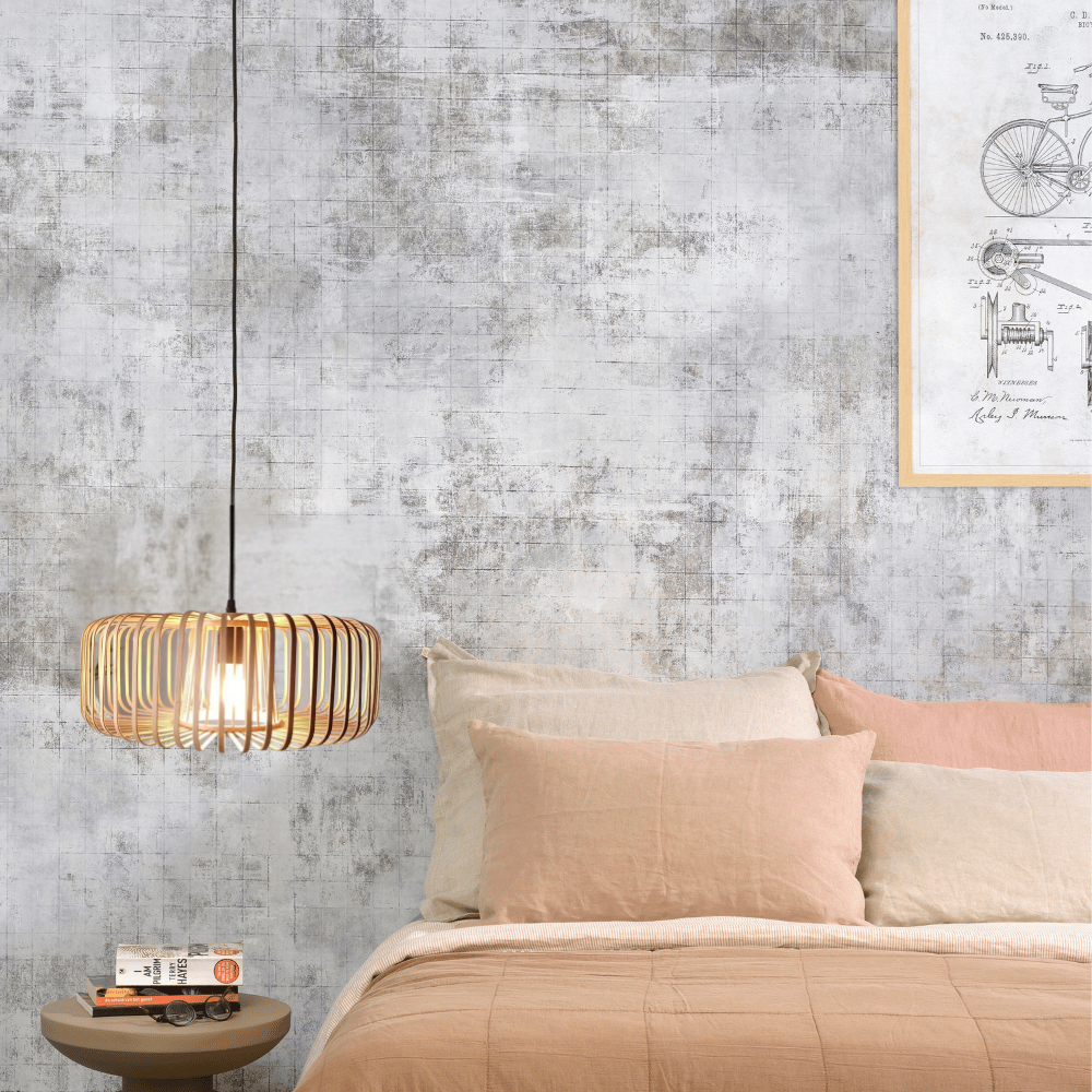 The Solar Illusion Bamboo Pendant Light