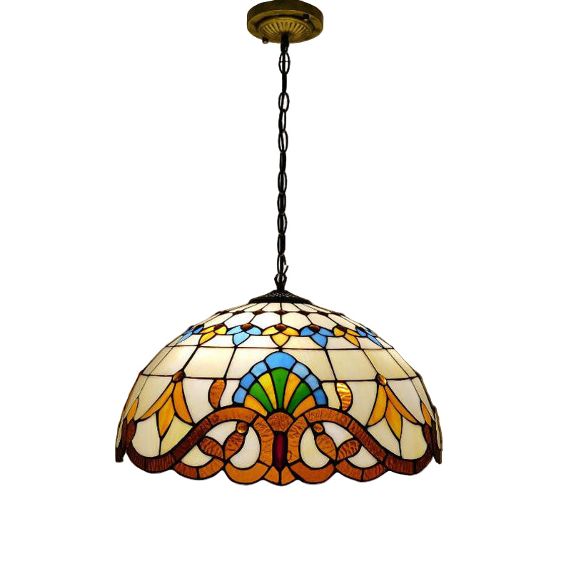 Aurelia Glow Retro Colour Glass Pendant Light