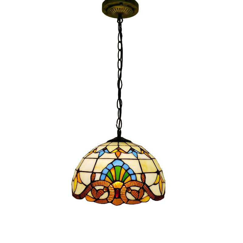 Aurelia Glow Retro Colour Glass Pendant Light