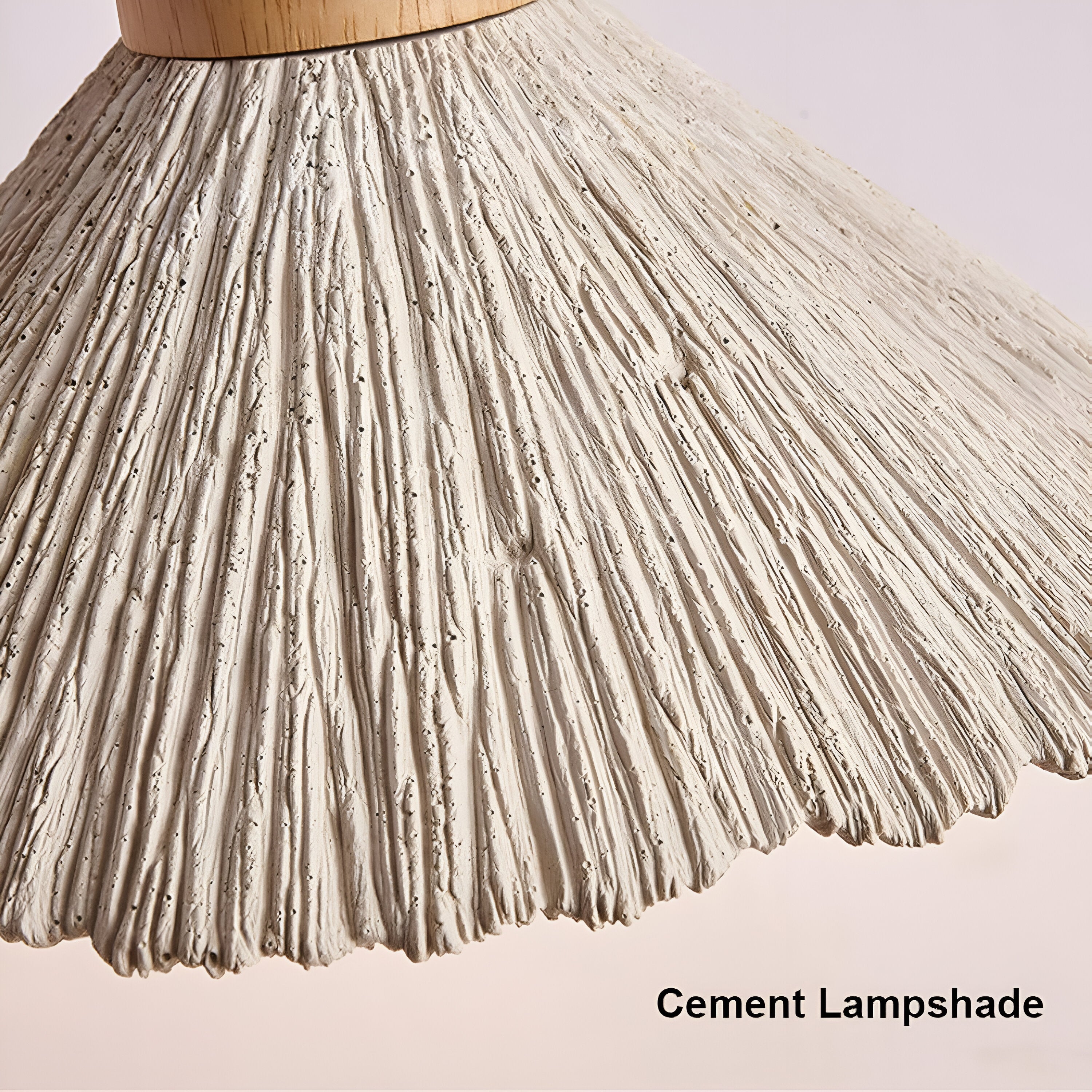 Cream Retro Wabi-Sabi LED Pendant Light