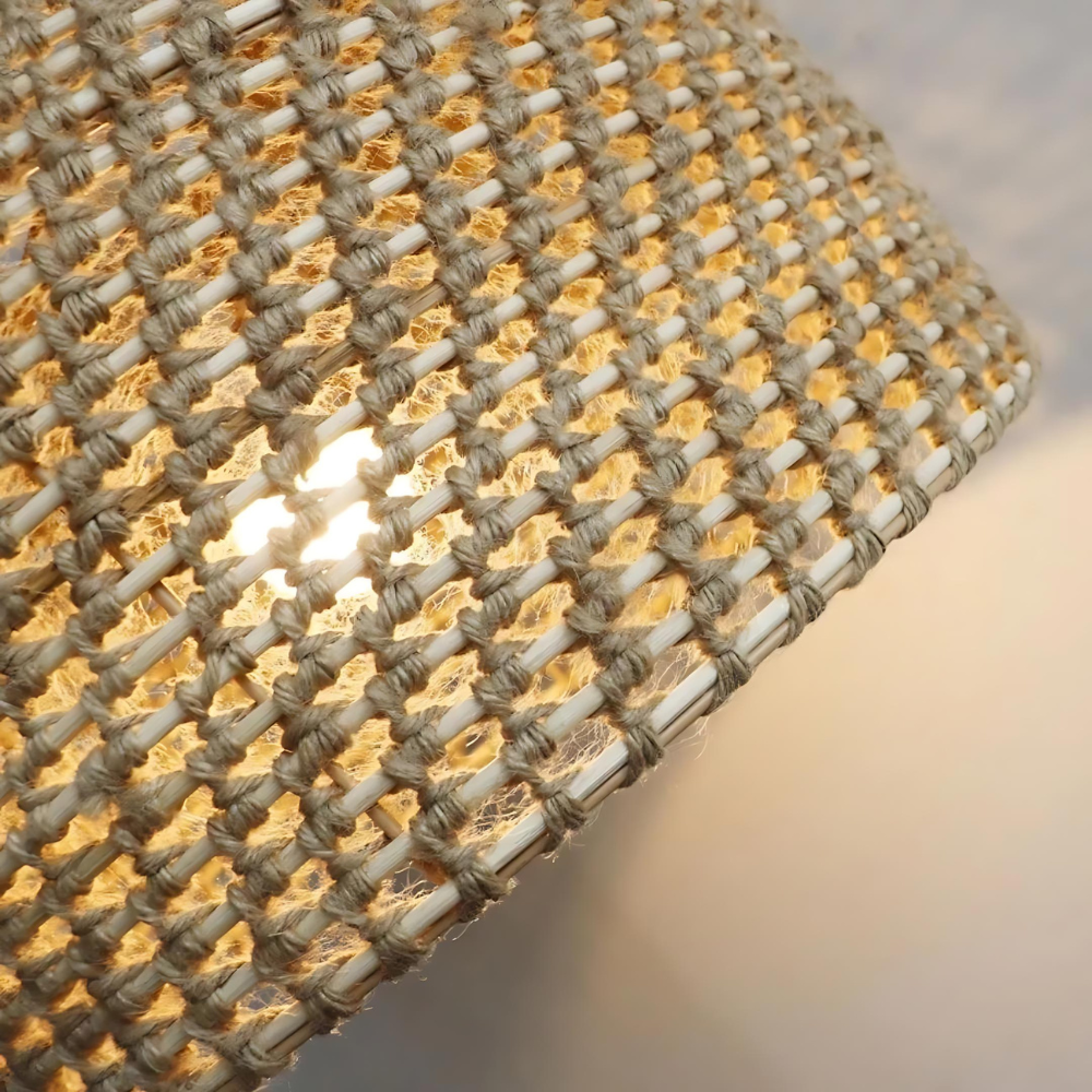 Natural Shadow Rattan Japandi Pendant Light