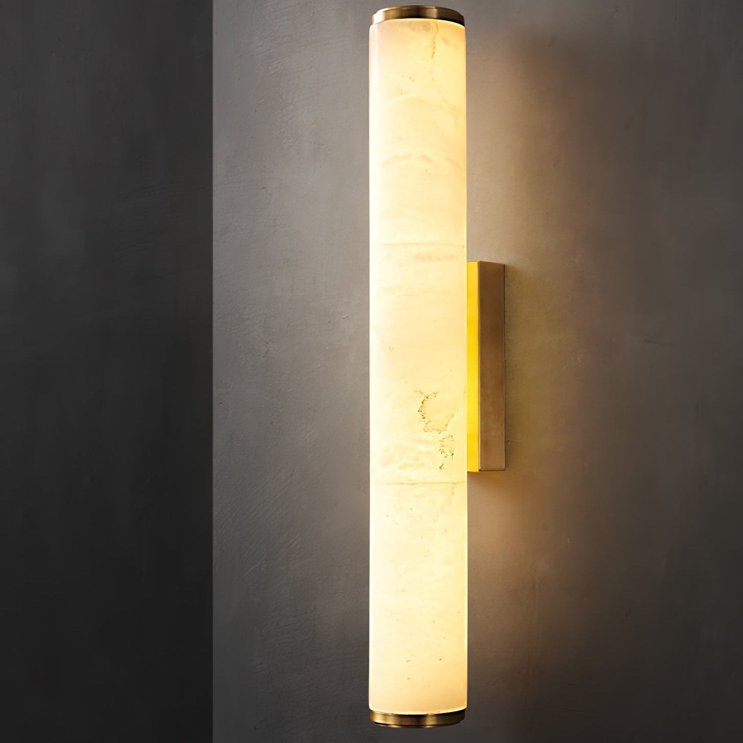 Callisto Spanish Marble Copper Modern Minimalist Wall Lamp