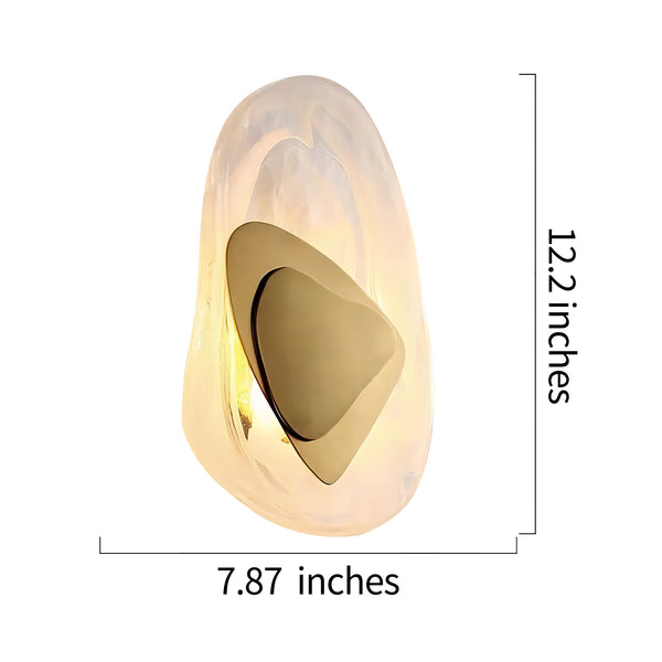 Water Ripple Sculptural Wall Light