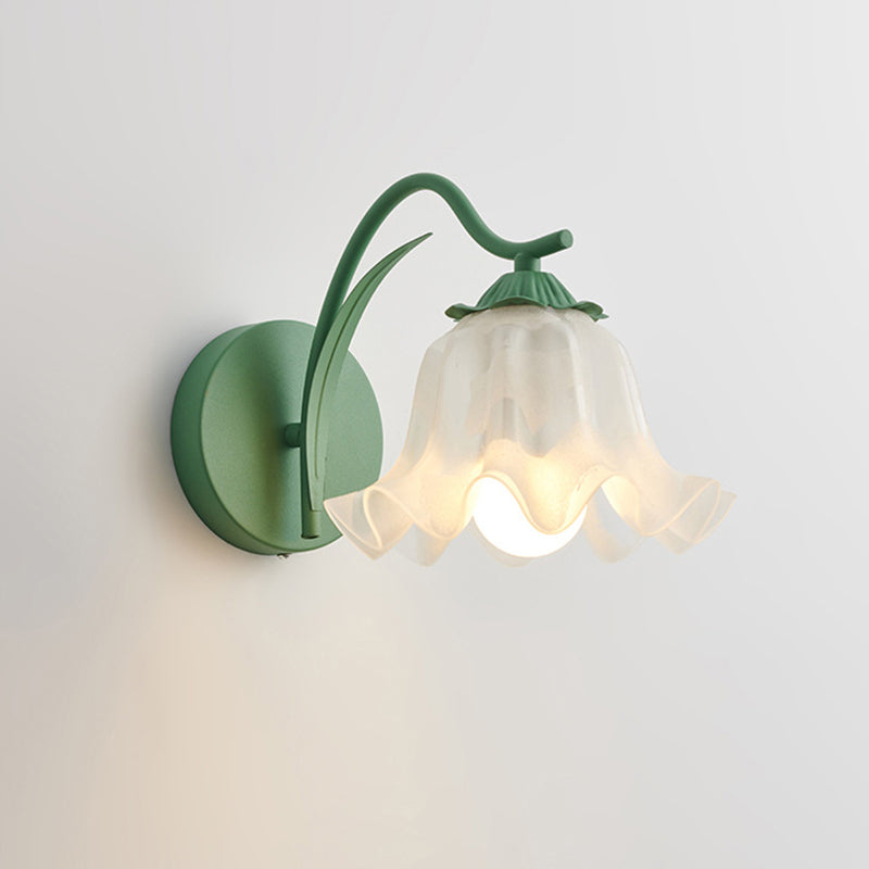 French Flower Wall Sconce Light