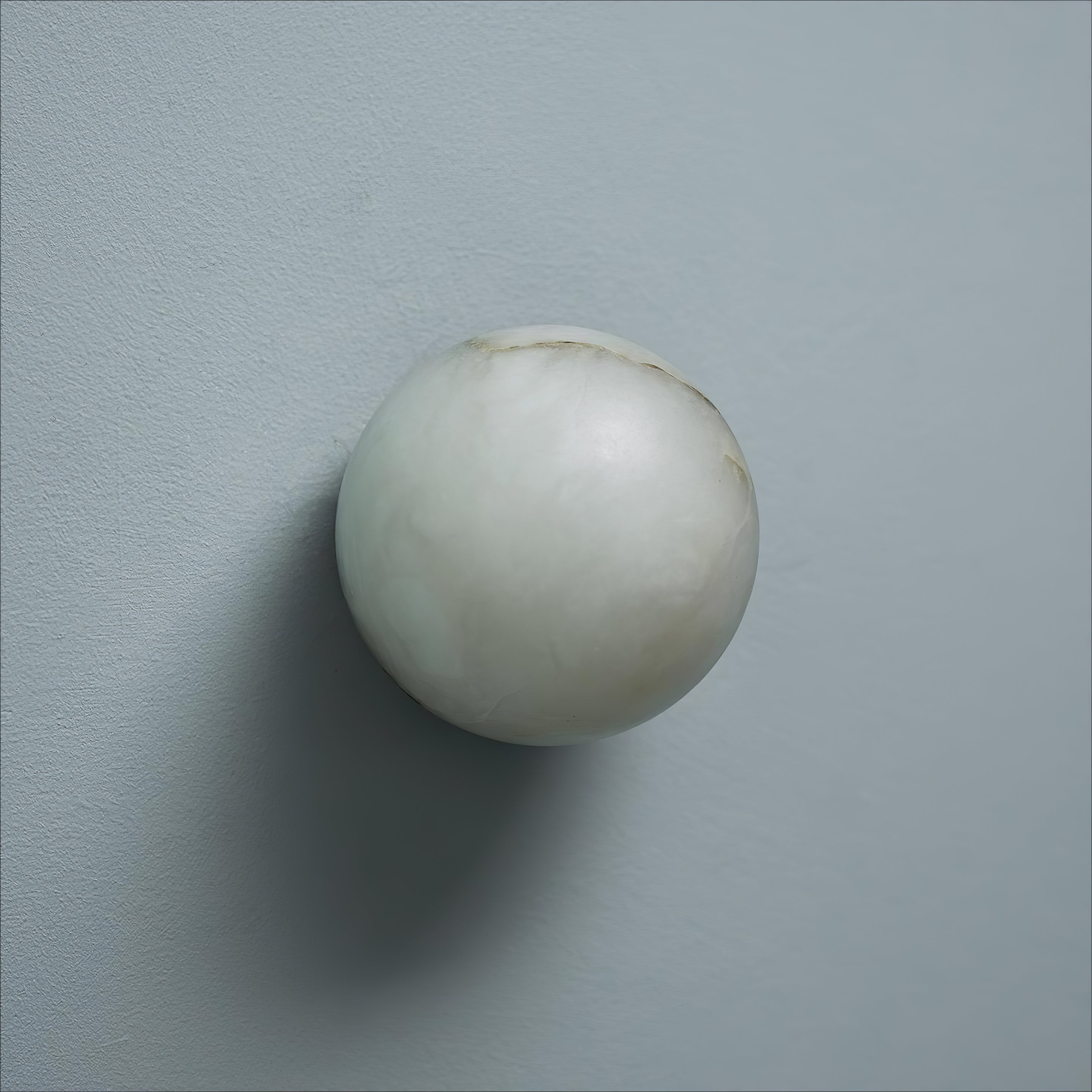 Alabaster Elegance Japandi Mini Orb Wall Lamp