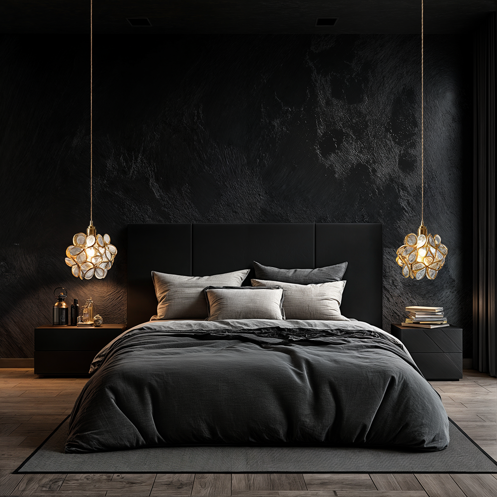 Blooming Nordic Flower Glass Pendant Light