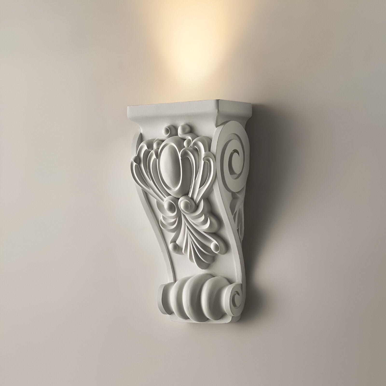 Leonardo Sculptural Plaster Retro Minimalist Wall Lamp