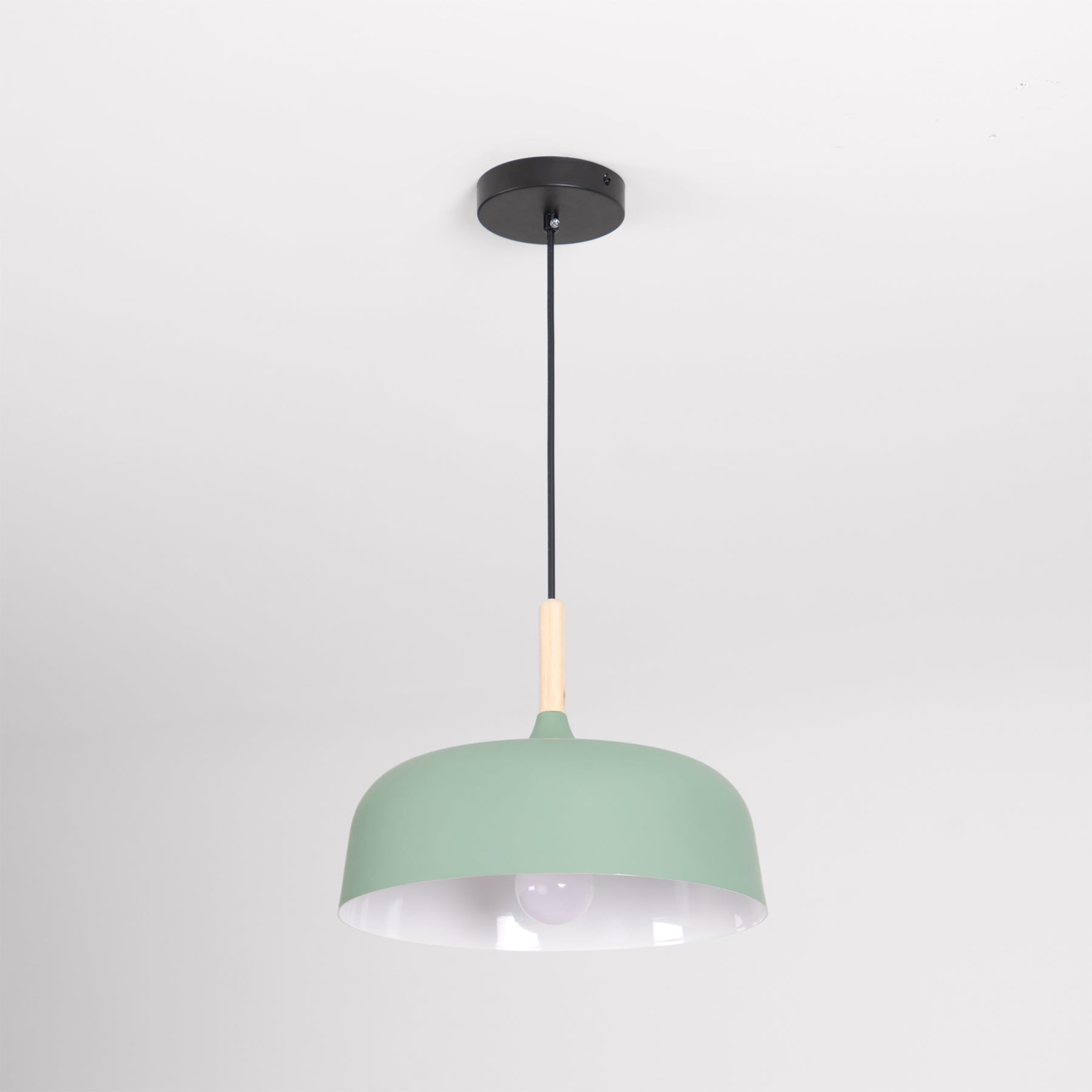 Birken Nordic Wood and Zinc Pendant Light