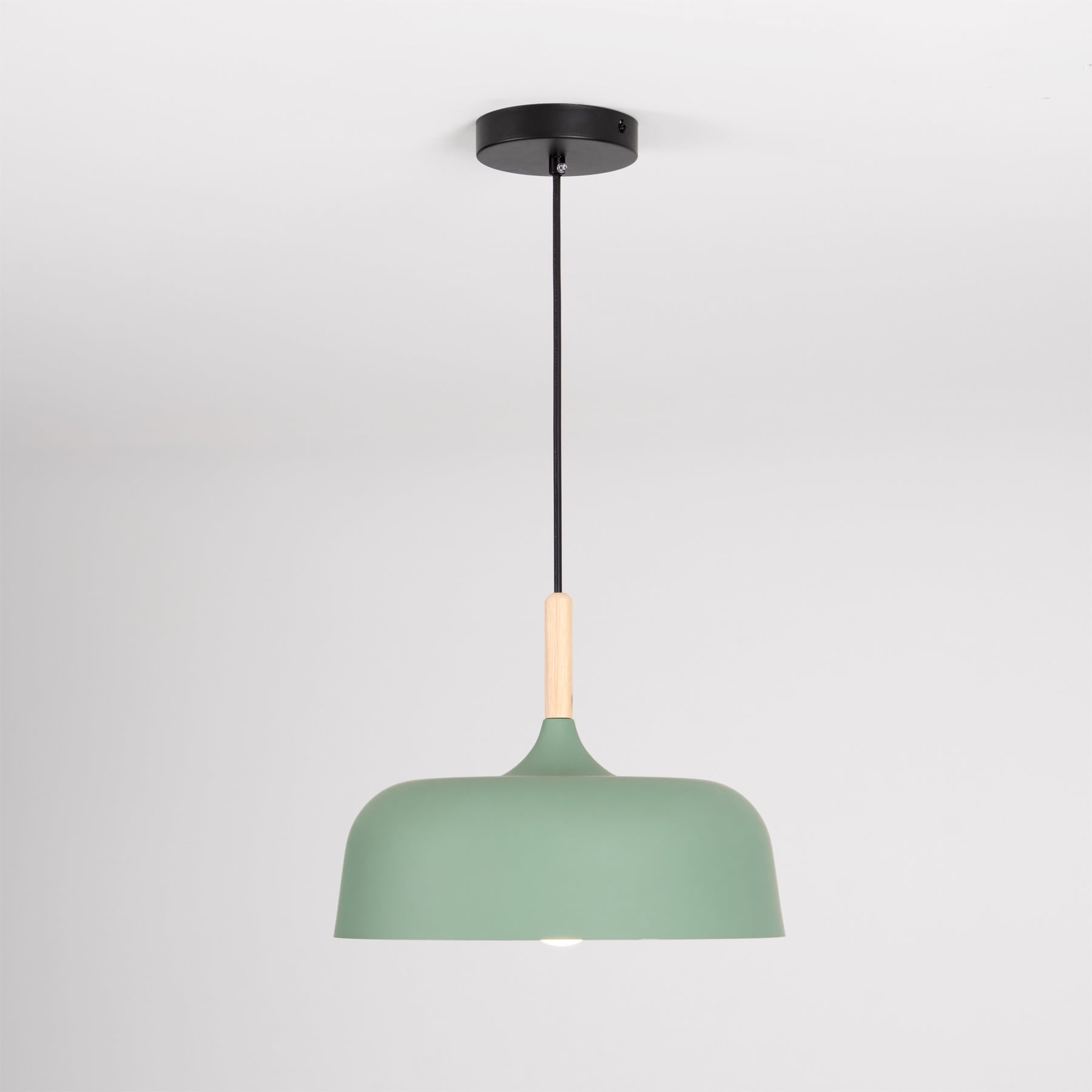 Birken Nordic Wood and Zinc Pendant Light