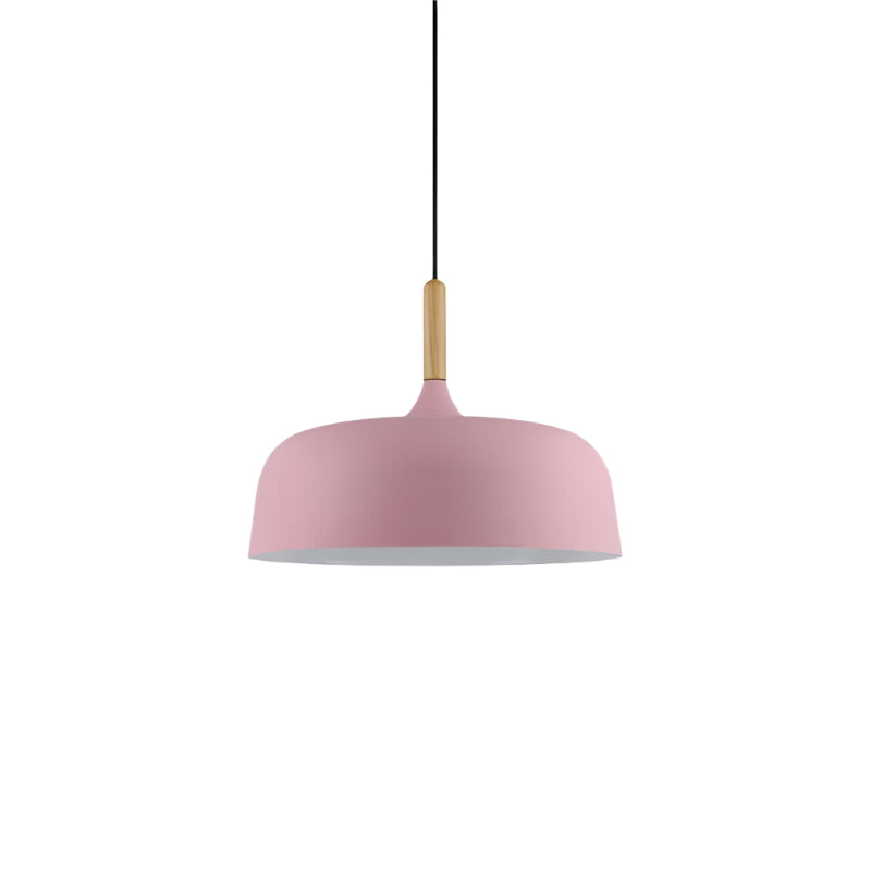Birken Nordic Wood and Zinc Pendant Light