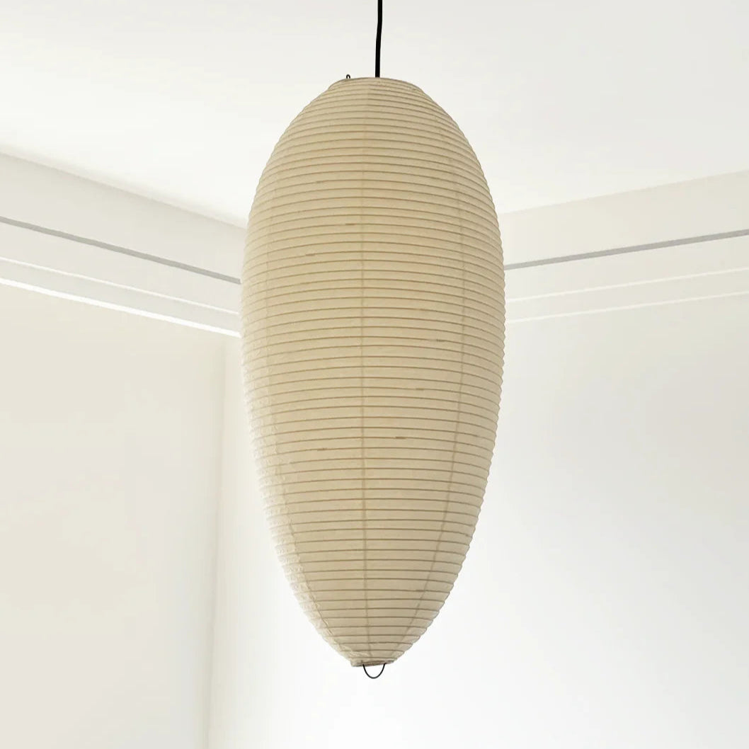 Luminous Serenity Japandi Paper Pendant Light