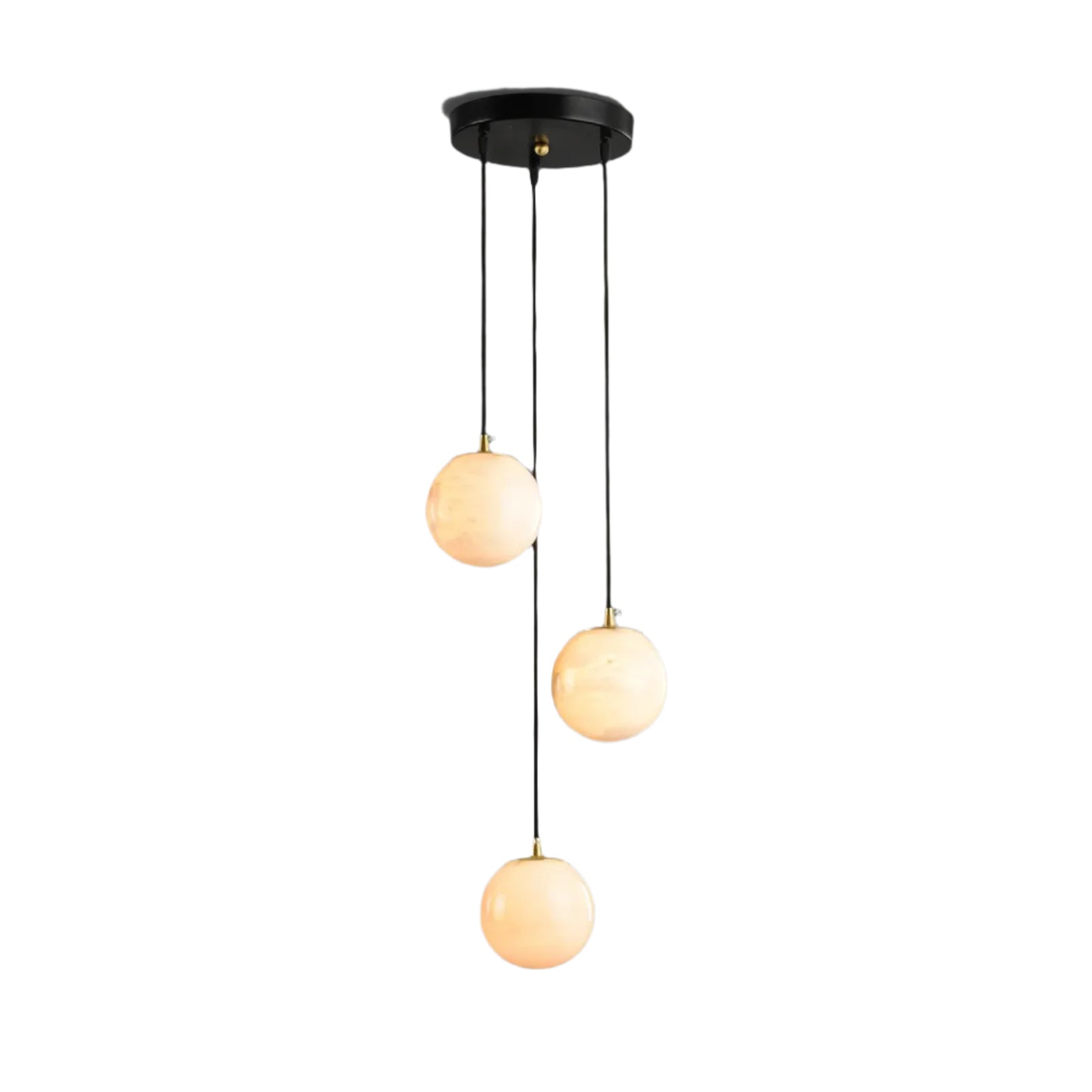 Aurelia Alabaster Cluster Sculptural Pendant Chandelier