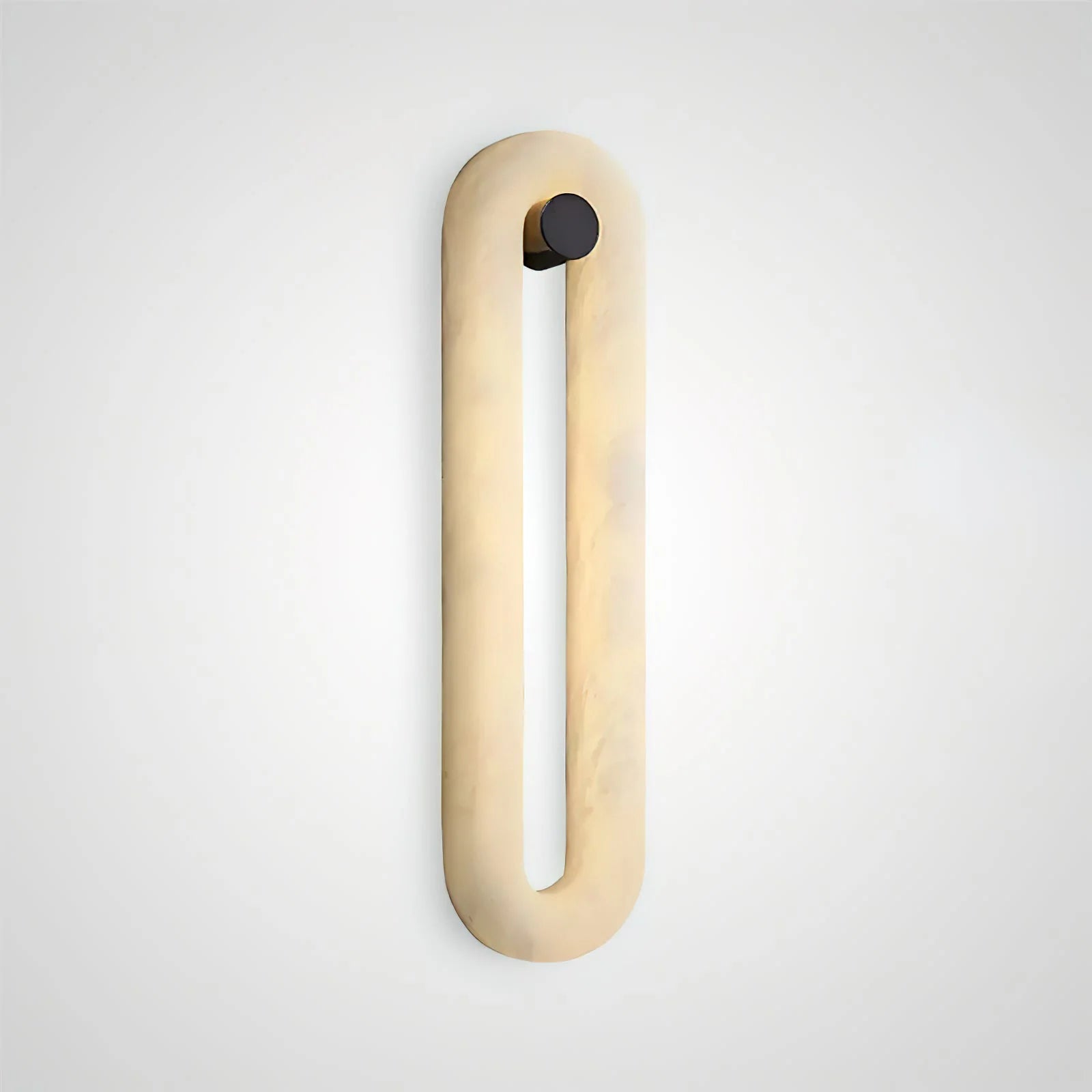 Elliptica Glow Alabaster Minimalist Wall Light