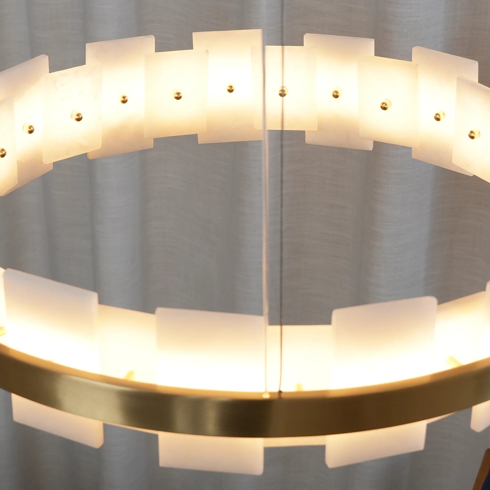 Elba Horizon Alabaster Luxury Chandelier