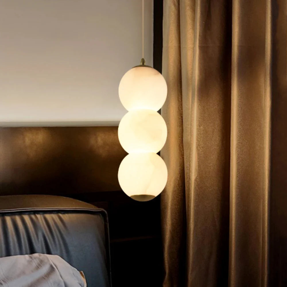 Alabaster Pearl Scandinavian Pendant Light