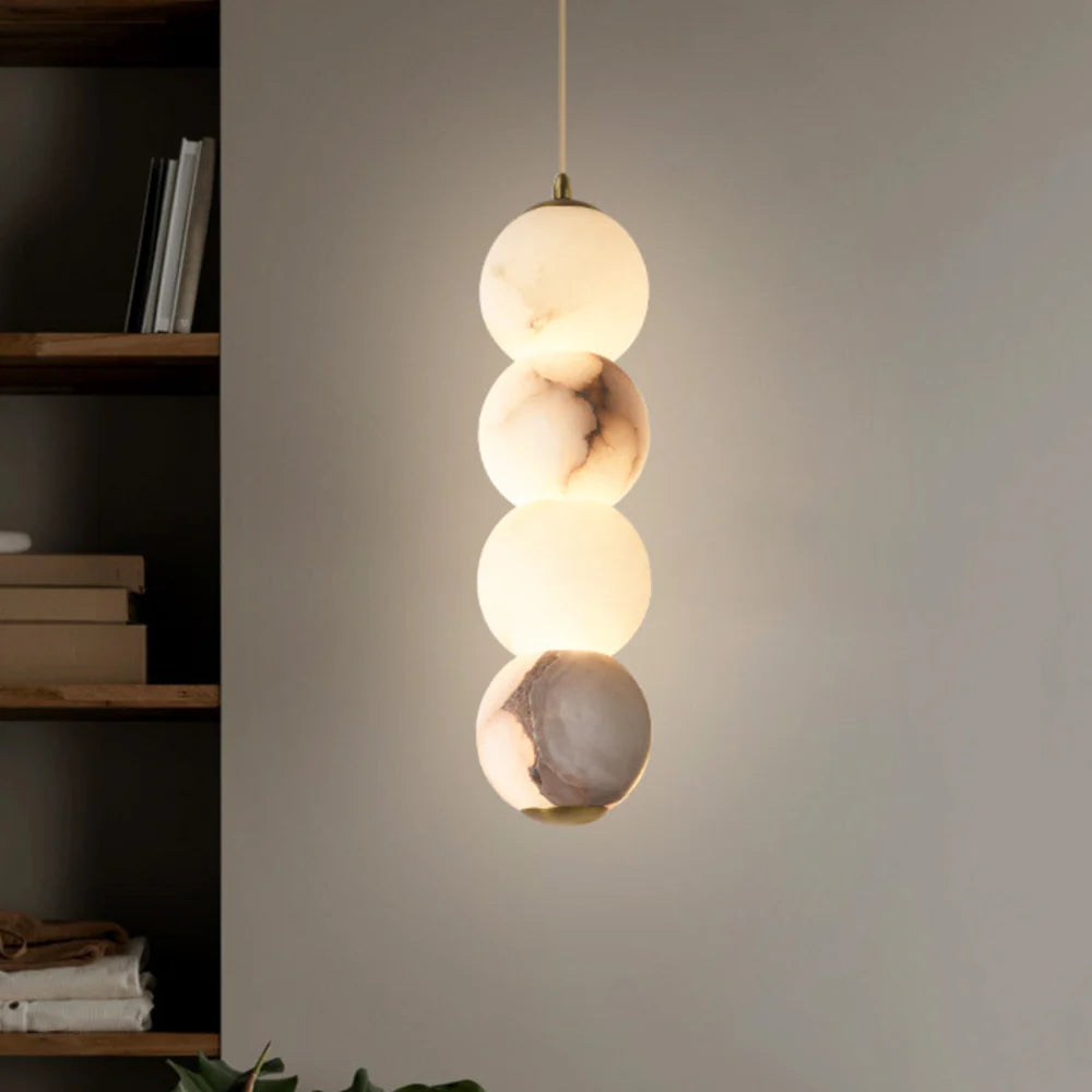 Alabaster Pearl Scandinavian Pendant Light