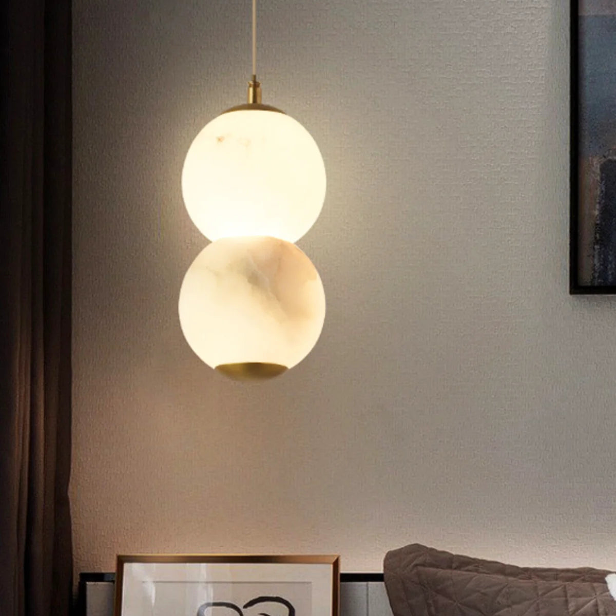 Alabaster Pearl Scandinavian Pendant Light