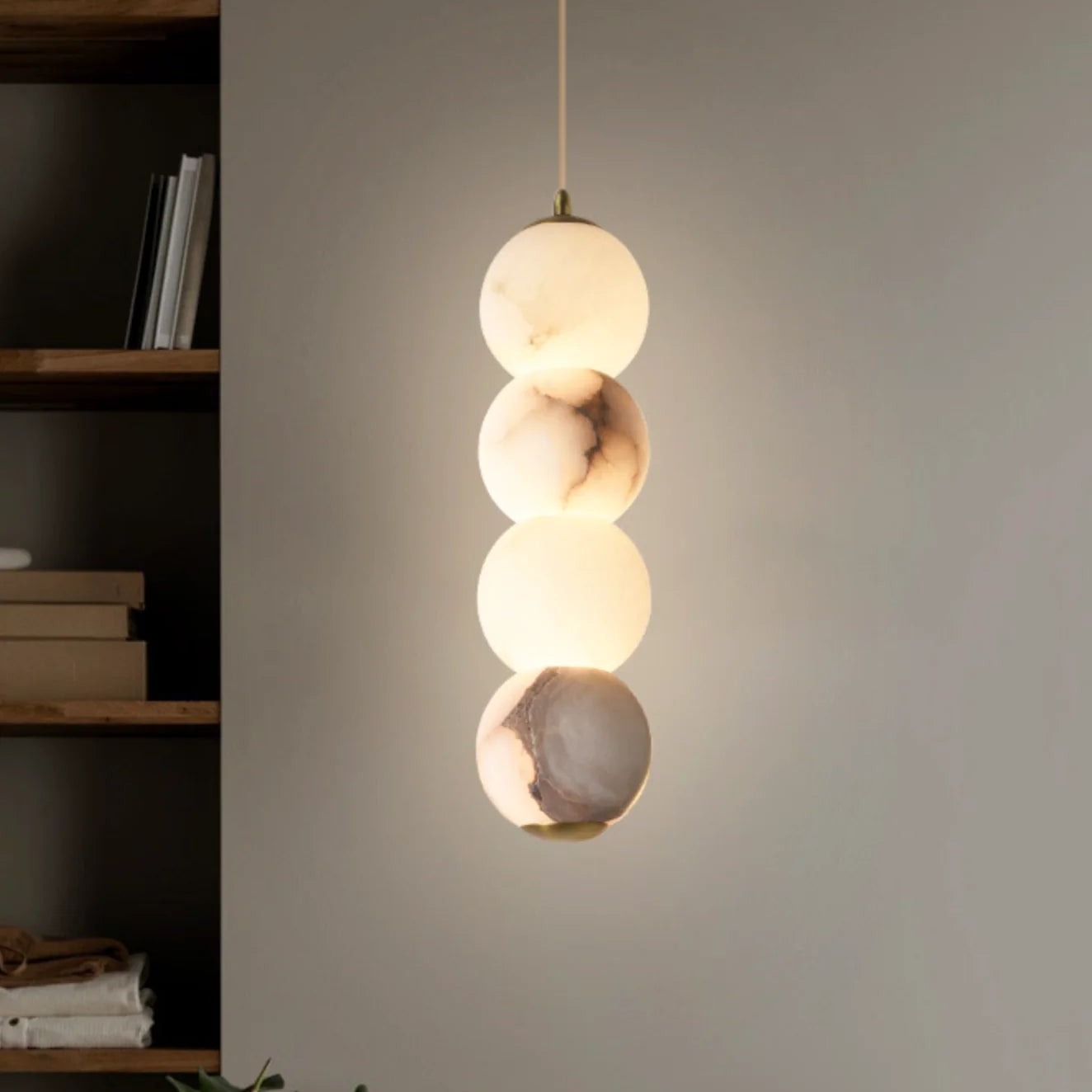 Alabaster Pearl Scandinavian Pendant Light