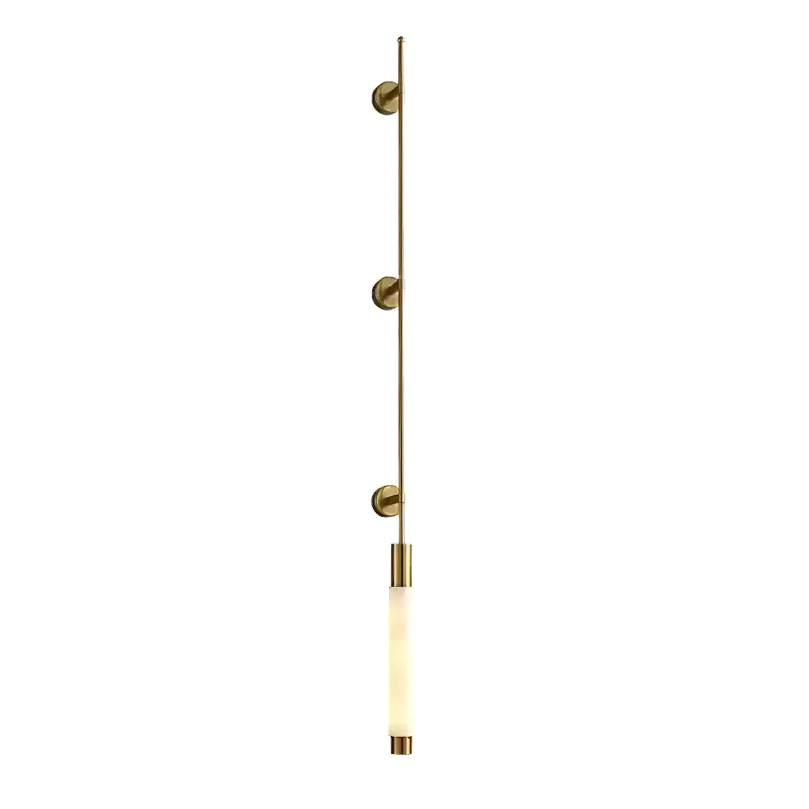 Verita Column Alabaster Minimalist Vertical Wall Lamp