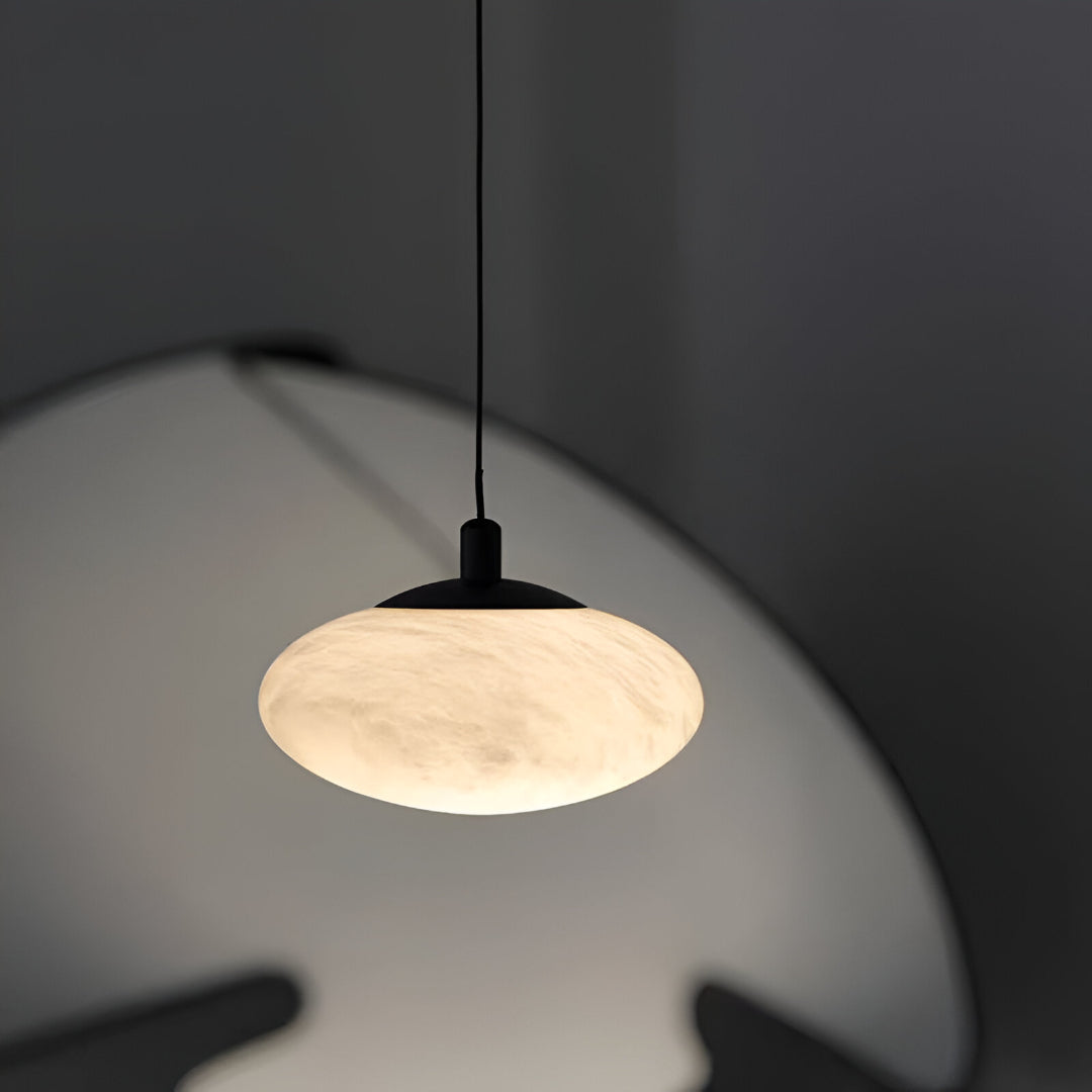Alabaster Mini Marble Mushroom Pendant Light