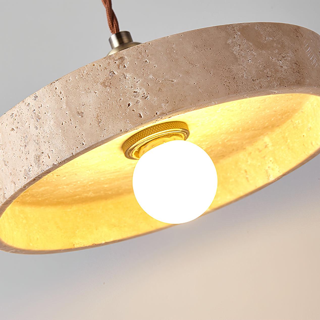 Alagusmo Minimalist Travertine Pendant Light