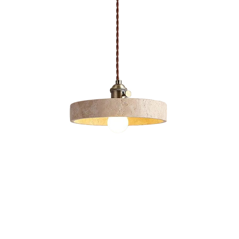 Alagusmo Minimalist Travertine Pendant Light