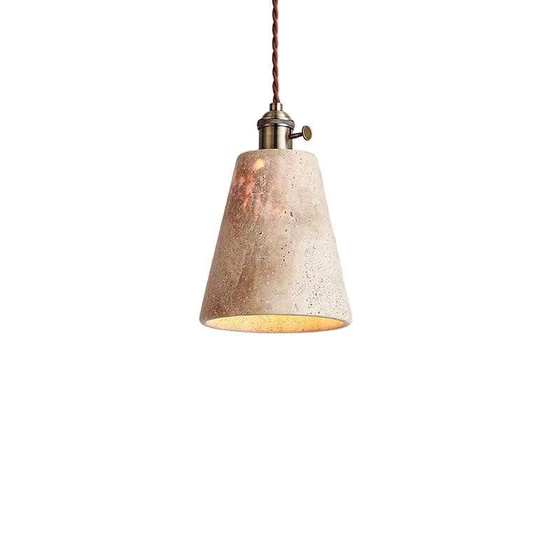 Alagusmo Minimalist Travertine Pendant Light