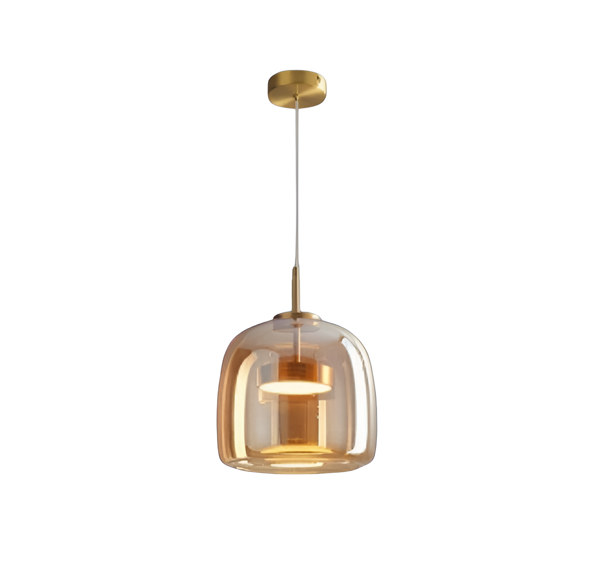 Retro Hailie Modern Glass LED Pendant Light