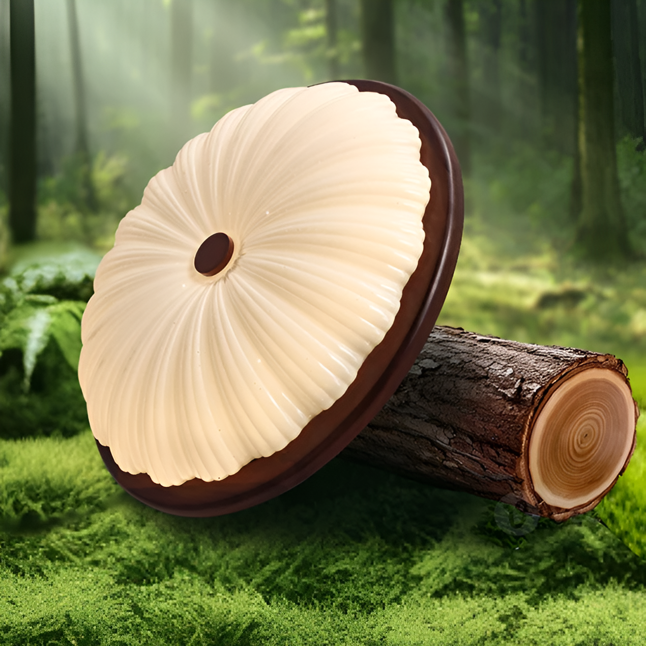 American Vintage Wood Retro Ceiling Light