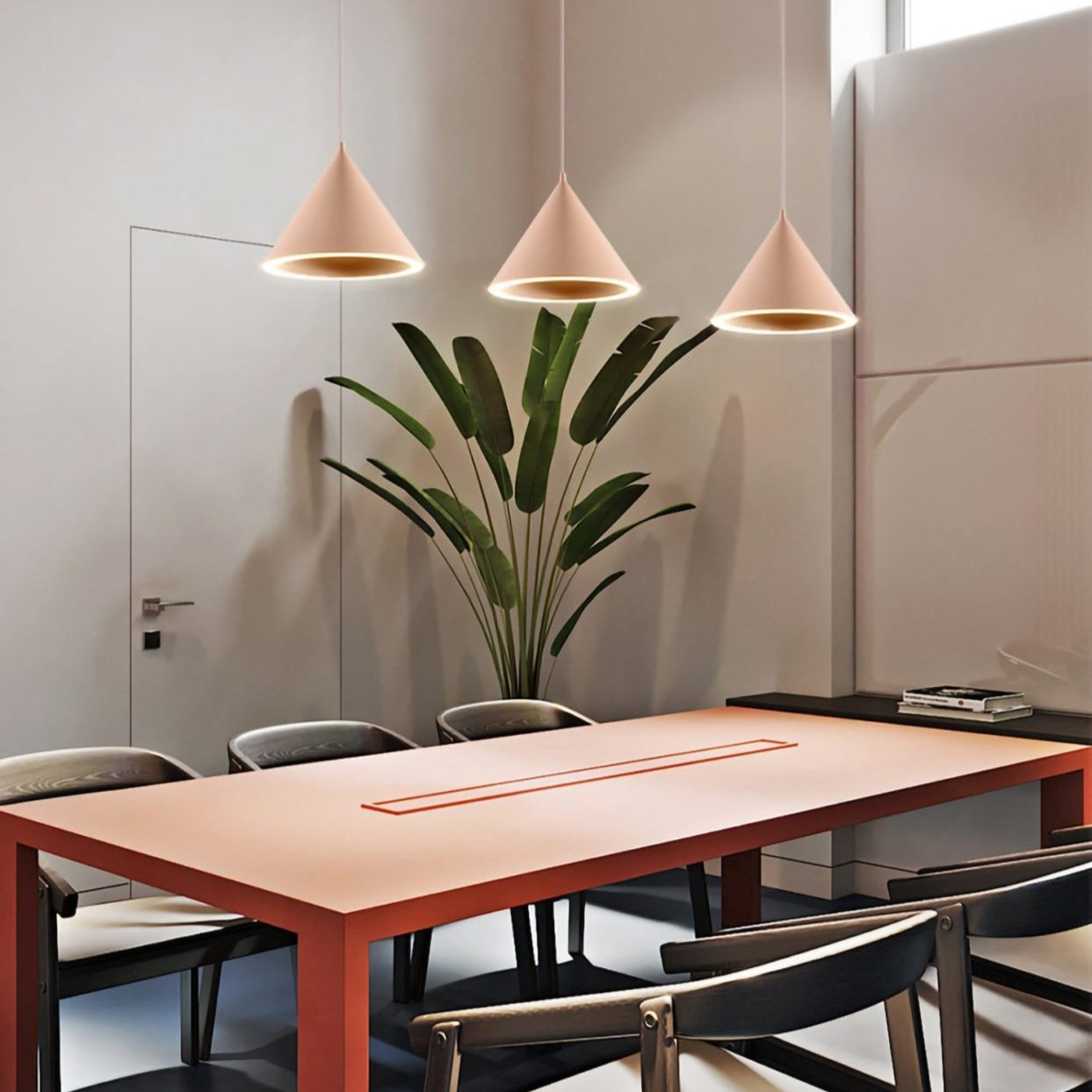 Nordic Aluminum Cone Shape Pendant Light