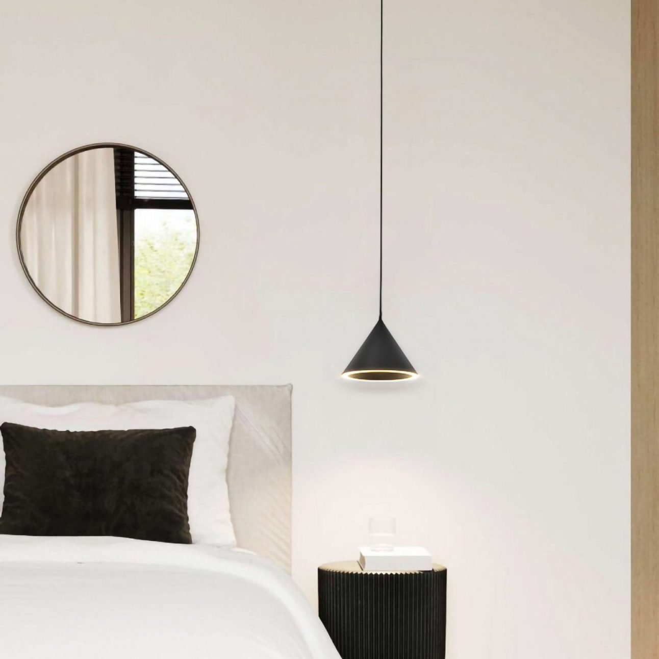 Nordic Aluminum Cone Shape Pendant Light