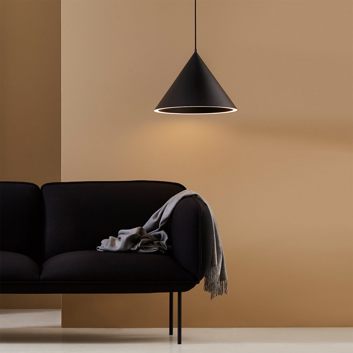 Nordic Aluminum Cone Shape Pendant Light