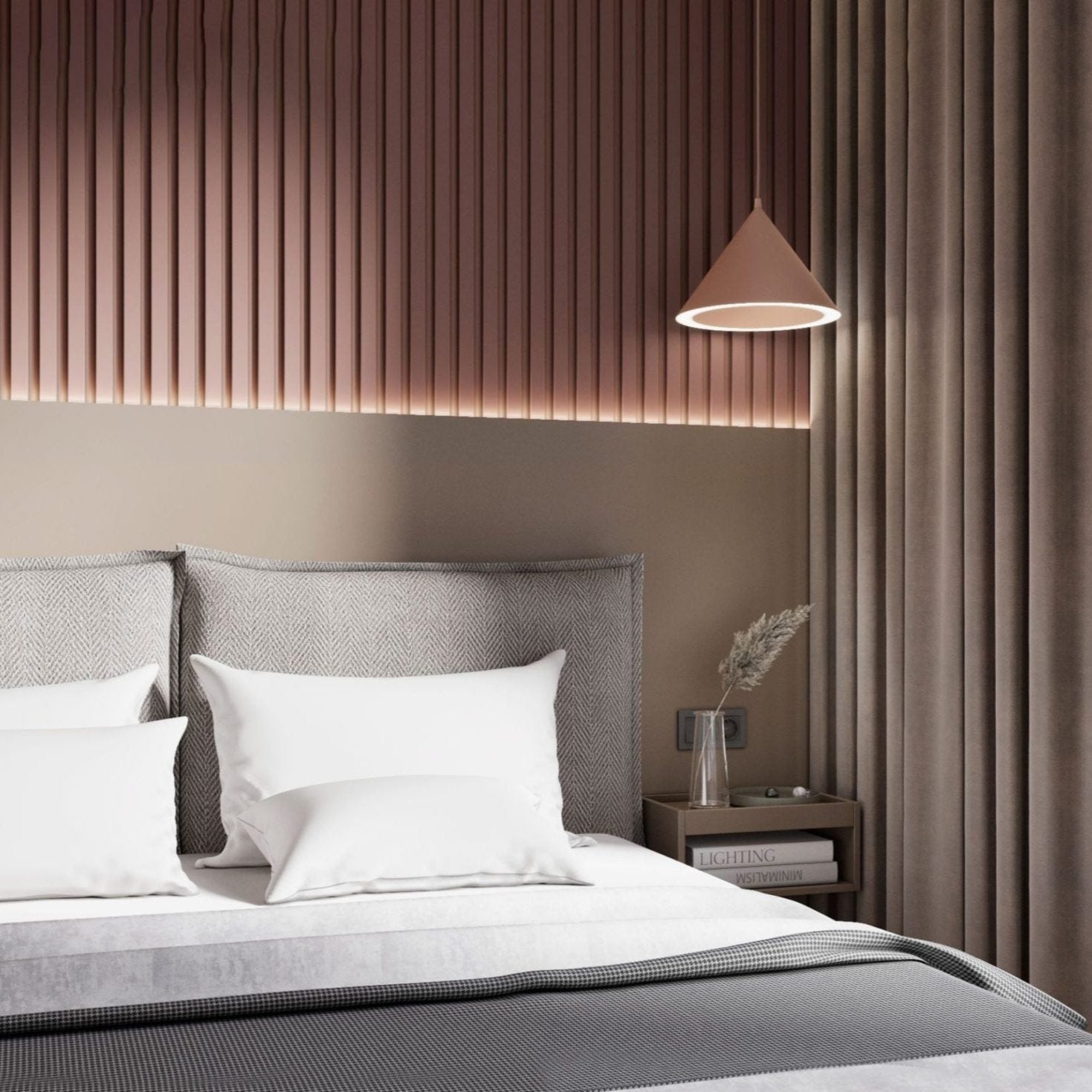 Nordic Aluminum Cone Shape Pendant Light