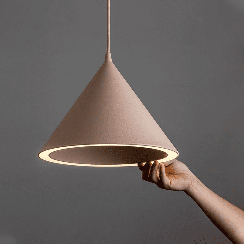 Nordic Aluminum Cone Shape Pendant Light